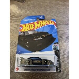 Hot Wheels LB Super Silhouette Nissan Silvia S15 HW Modified 1:64 Black Gold